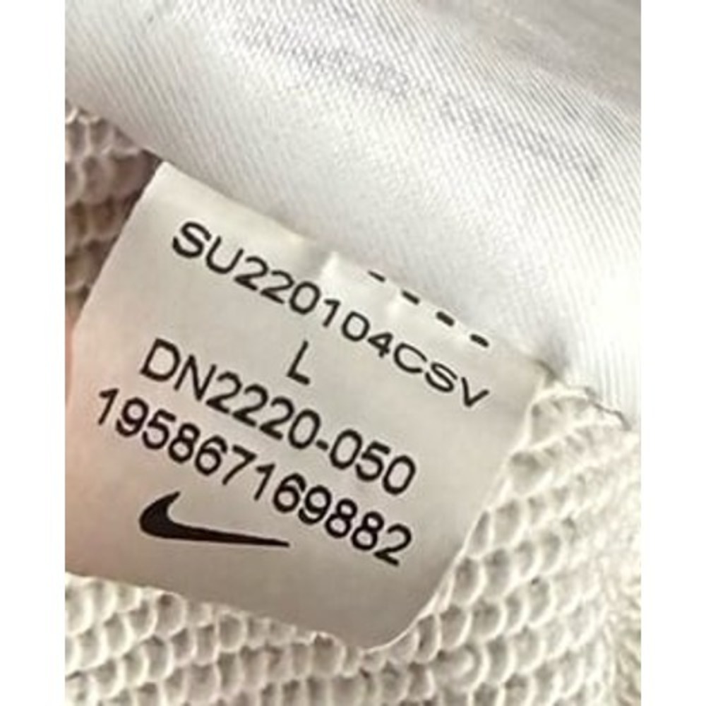 Nike Sportswear Stacked Swoosh Fleece Shorts Gray Athleisure Women's L Lounge - Picture 8 of 10